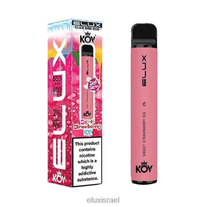 Elux Bar קרח תות מתוק ויפ חד פעמי מסדרה מתוקה 6HBTR110 | Elux Vape Near Me