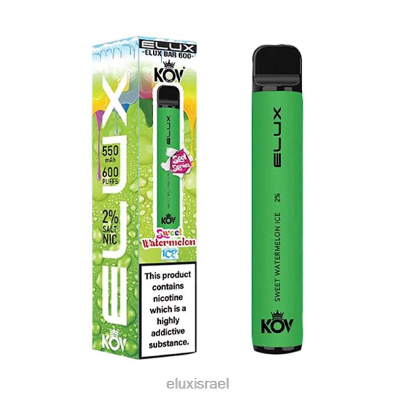 Elux Bar קרח אבטיח מתוק ויפ חד פעמי מסדרה מתוקה 6HBTR111 | Elux Vape Website