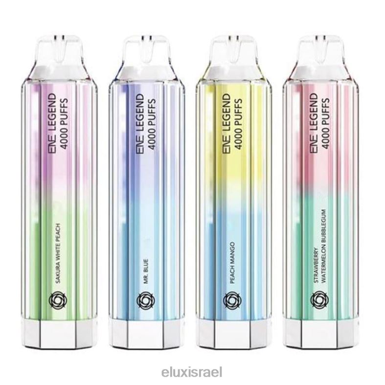 Elux ENE Legend בר איירן 4000 פחזניות אדים חד פעמיים 6HBTR148 | Elux Vape Store