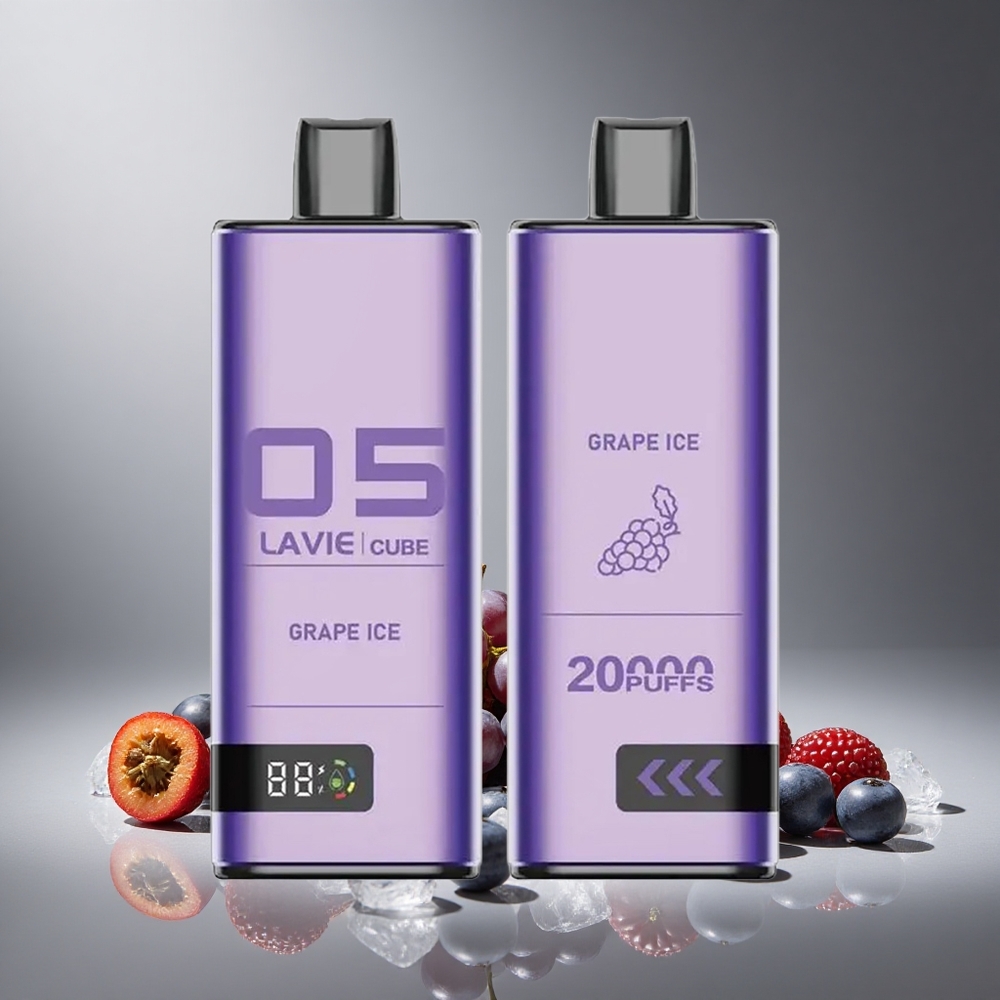 Lavie Cube 20000 פאפים ענב קרח Israel vapes