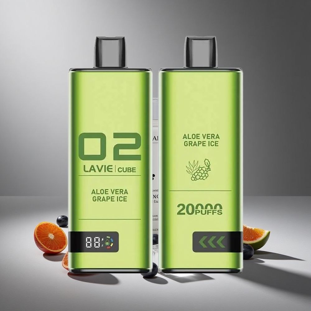Lavie Cube 20000 Puffs אלקטרוניות אלוורה ענבים קרח Israel vapes