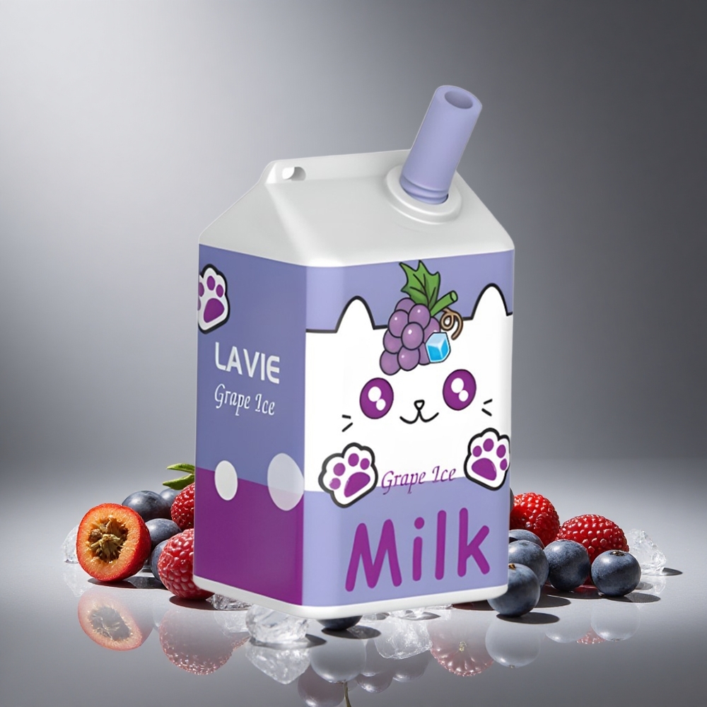 LAVIE Milk 7000 Puffs ענבים קפואים 16ML Israel vapes