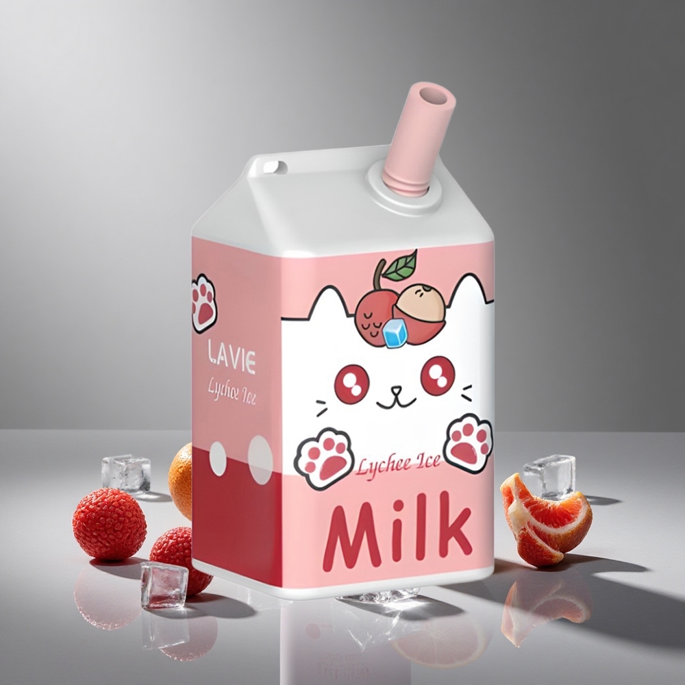LAVIE Milk 7000 Puffs ליצ'י קרח 16ML Israel vapes