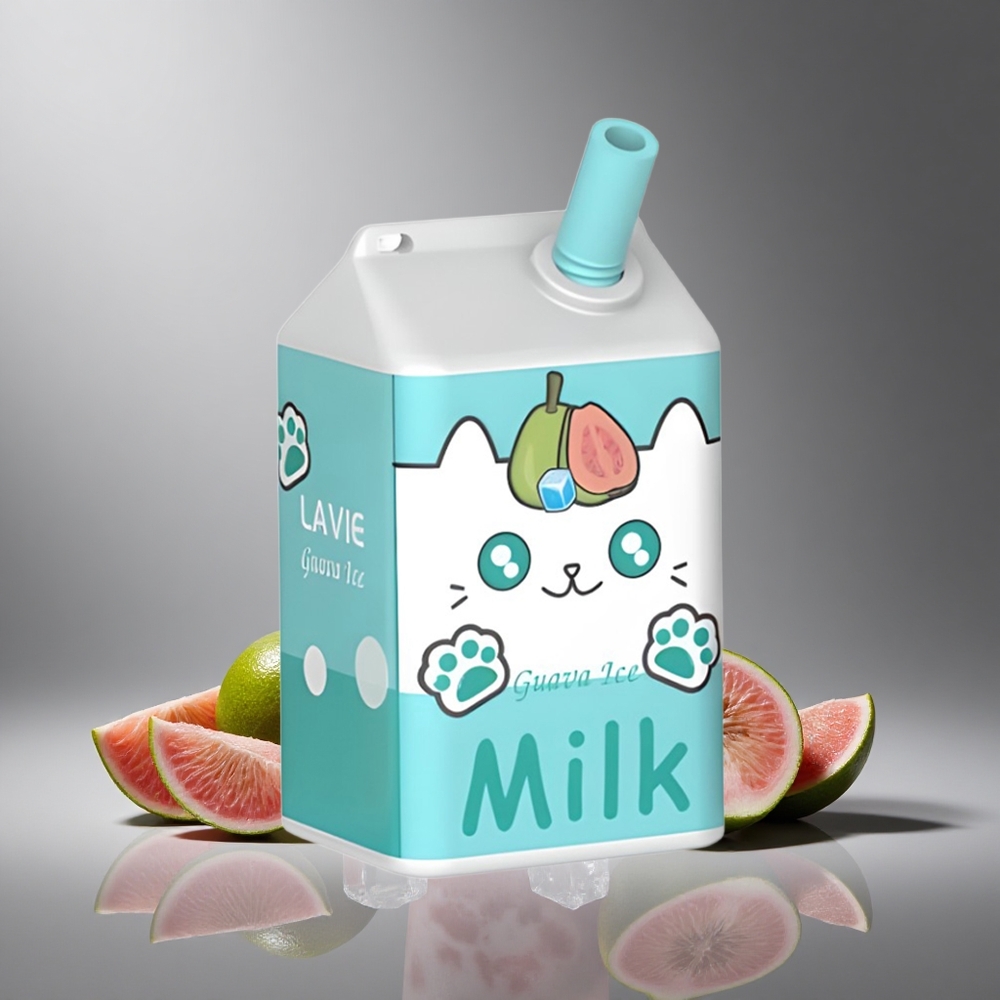 LAVIE Milk 7000 Puffs גויאבה קרח Israel vapes