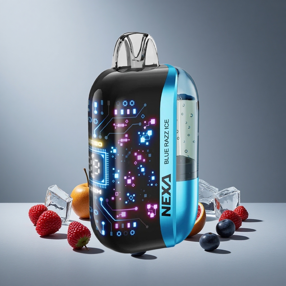 NEXA Ultra 50000 Puffs 50K Blue Razz Ice ישראל וייפס