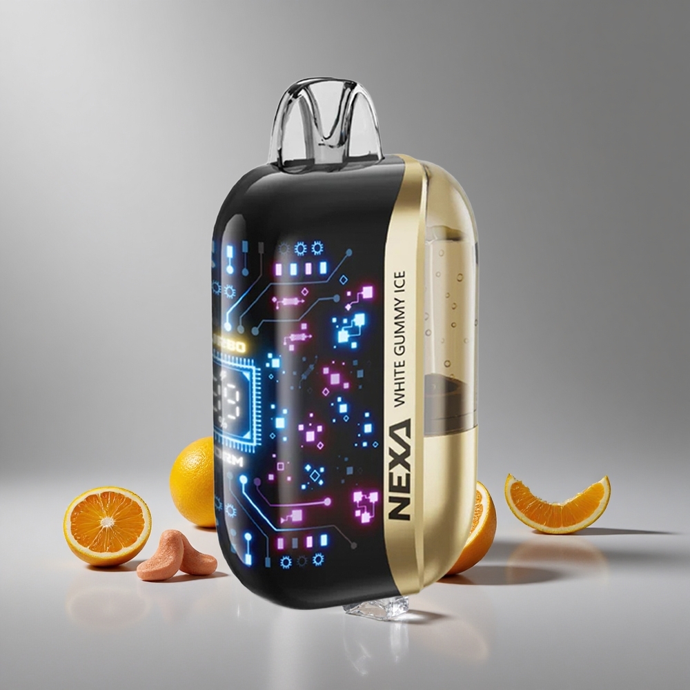 NEXA Ultra 50000 מנת התזה כפולה White Gummy Ice Israel vapes