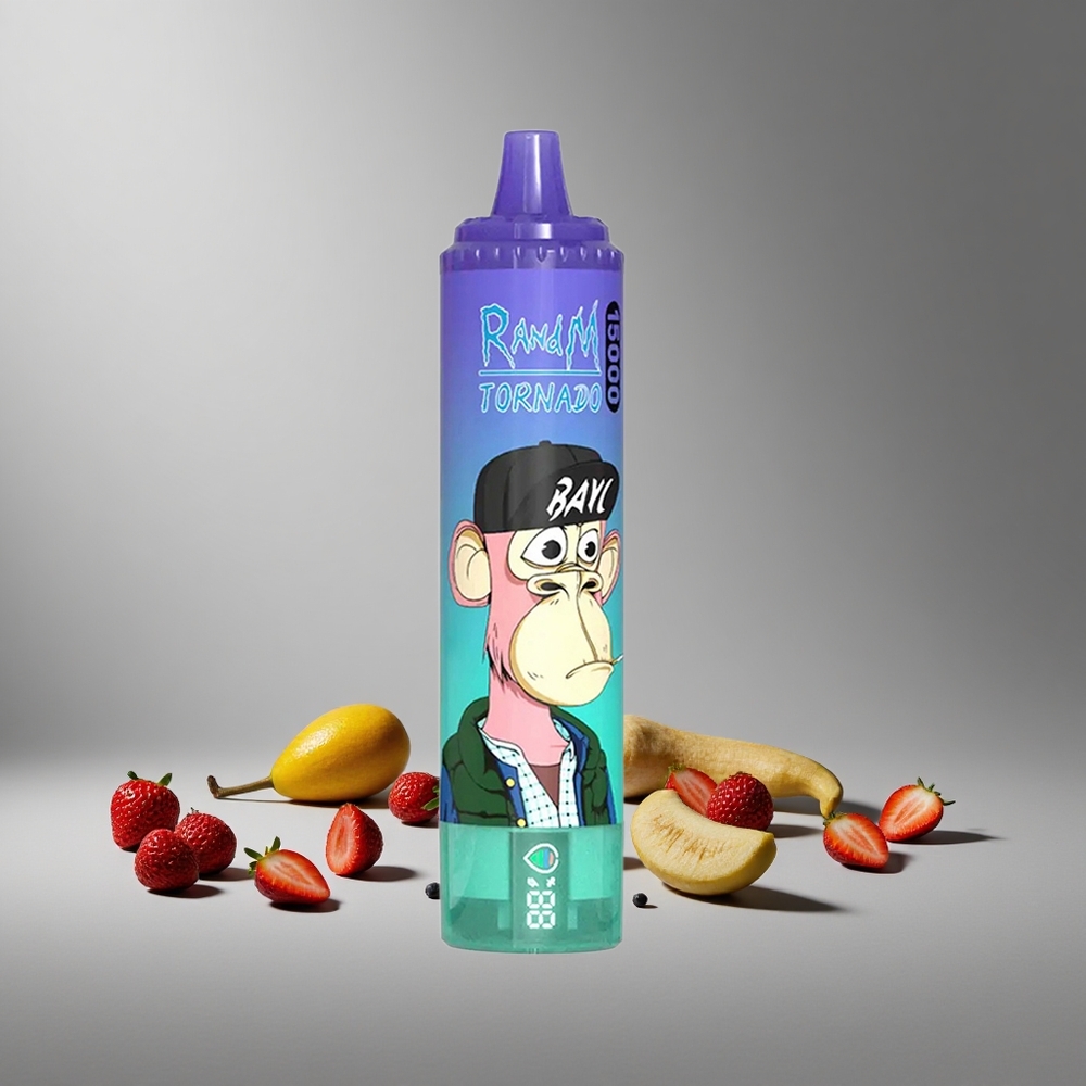 RandM Fumot Tornado 15000 מנתבים תות בננה Israel vapes