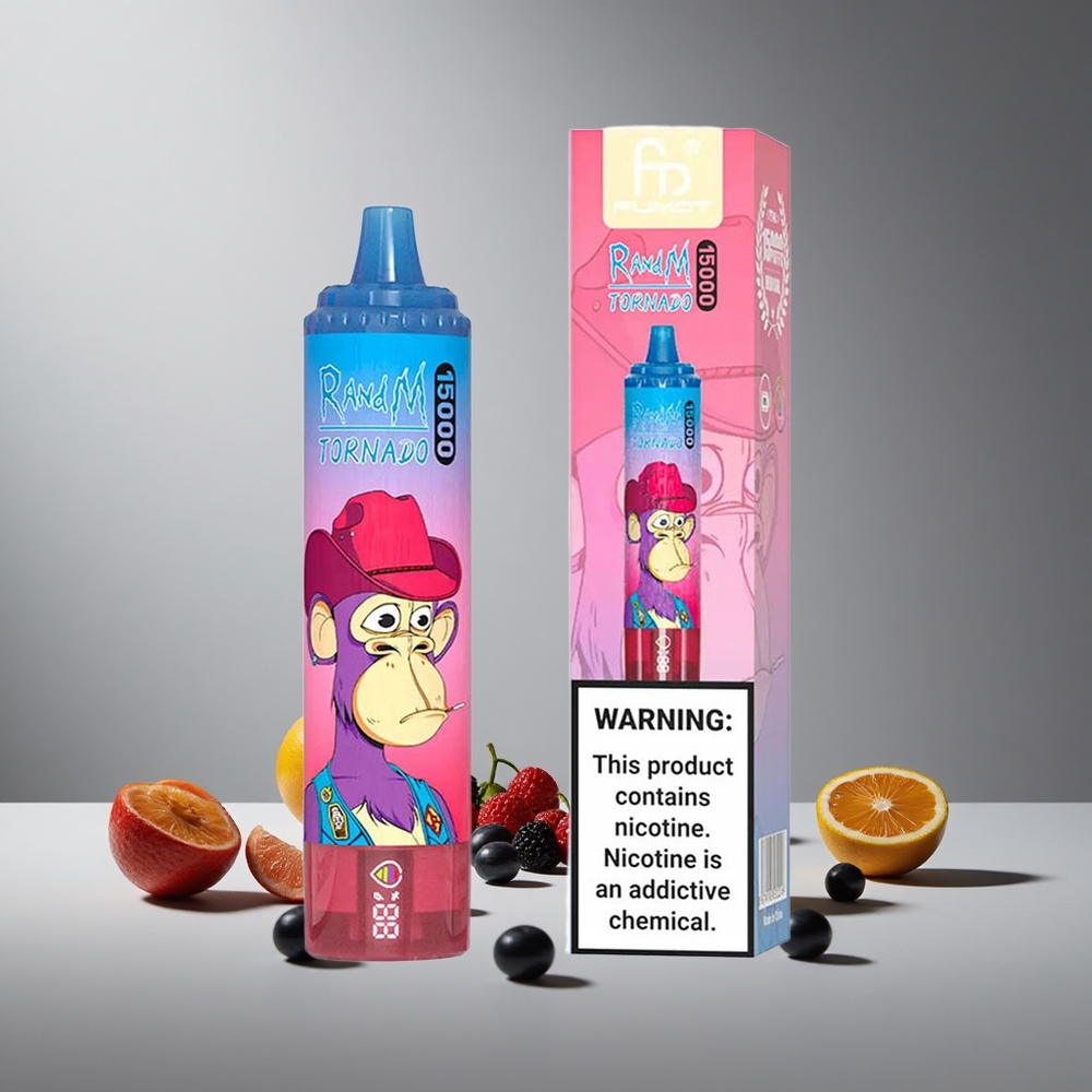 RandM Fumot Tornado 15000 פֻּפִּים Mixed Berry (ענבים מעורבים) Israel vapes