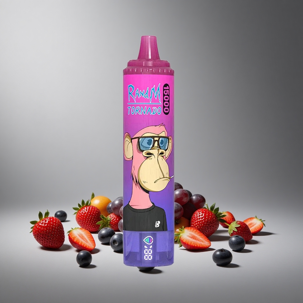 RandM Fumot Tornado 15000 Puffs תות ענב Israel vapes