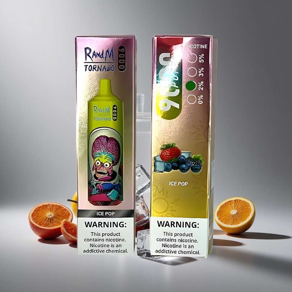 RandM Fumot Tornado 9000 Puffs קרח ישראל vapes