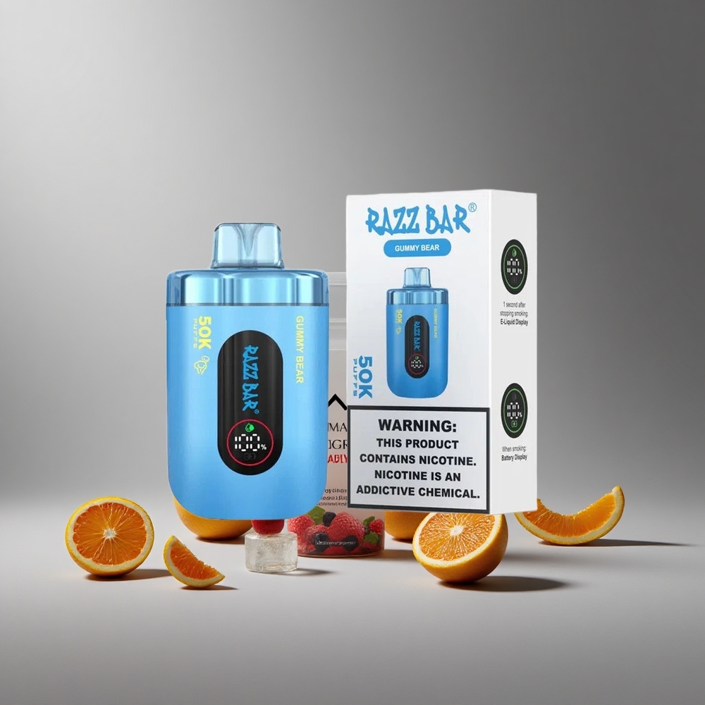 Razz Bar 50K Puffs גומי דוב 2% Israel vapes