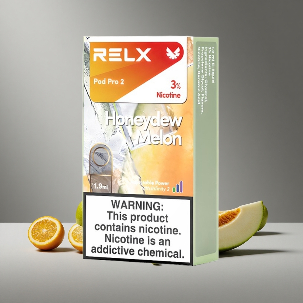 RELX Pod Pro 2 600 נשיפות מלון דבש 3% ניקוטין Israel vapes