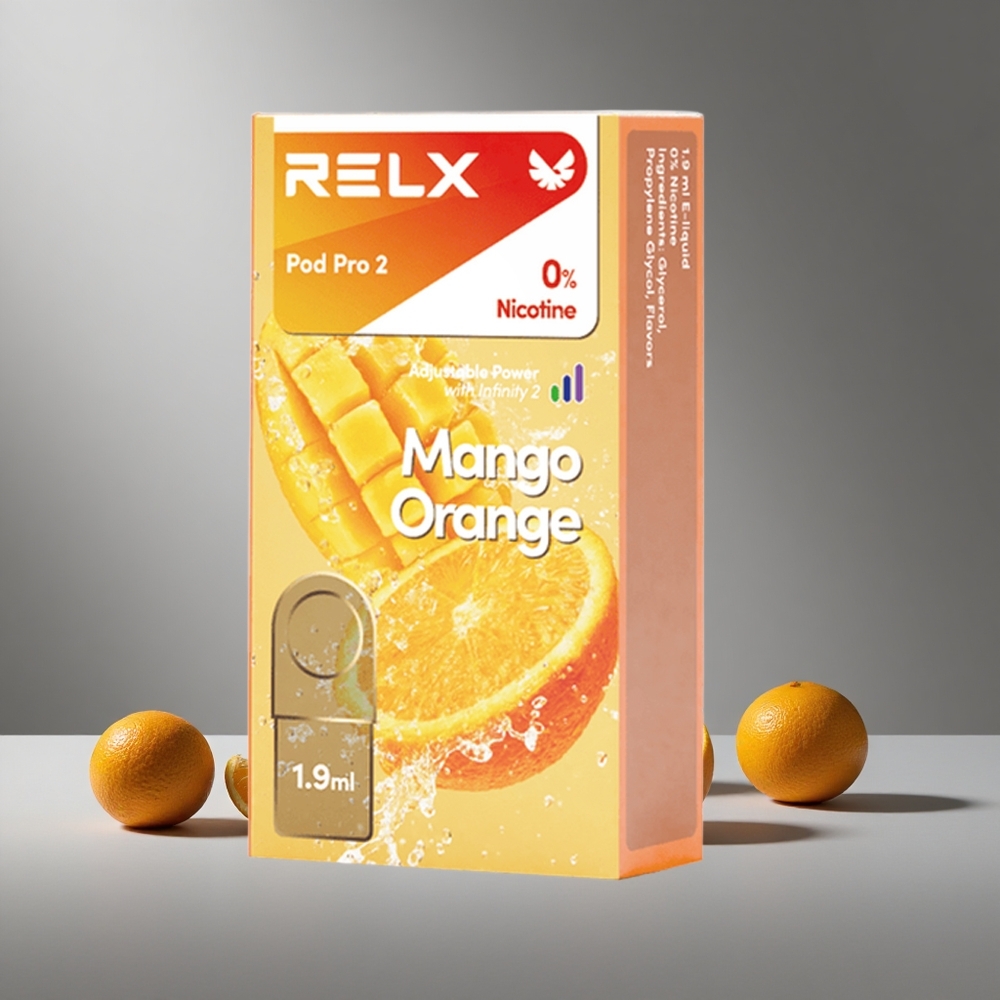 RELX Pod Pro 2 600 שאיפות מנגו כתום Israel vapes