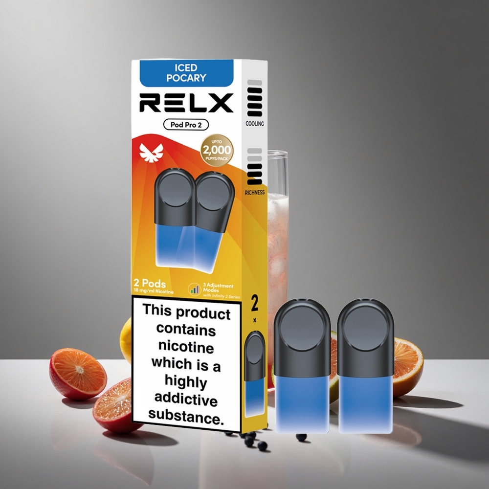RELX Pod Pro 2 600 נשימות משקה קרח פוקרי Israel vapes