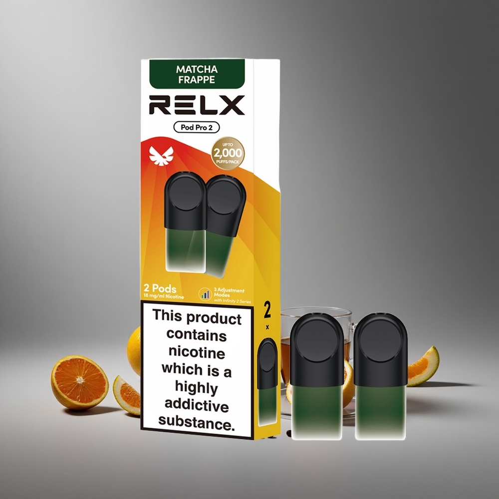 RELX Pod Pro 2 600 נשיפות תה-מאצ'ה פרופה תה Israel vapes