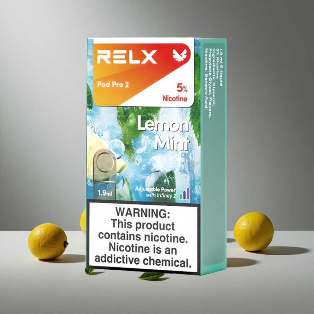 RELX Pod Pro 2 600 נשיפות לימון נענע Israel vapes