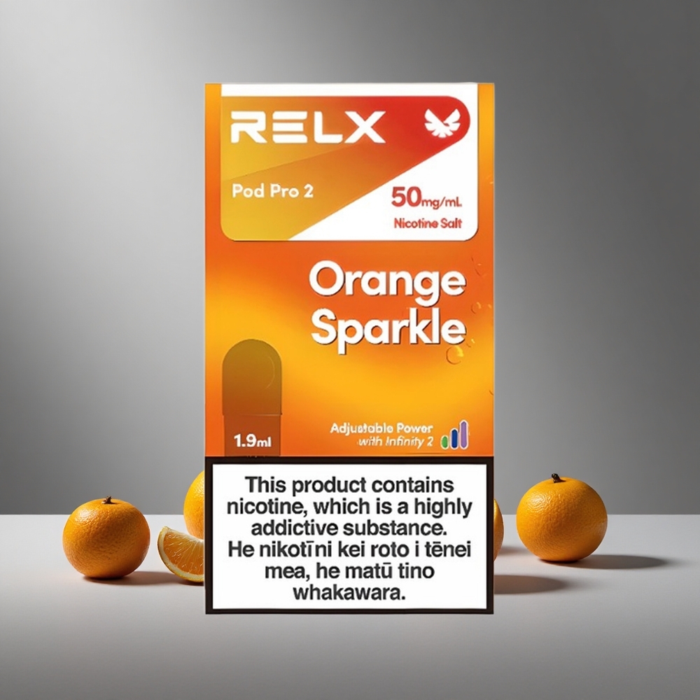 RELX Pod Pro 2 600 נשיאות כתום נוצץ Israel vapes