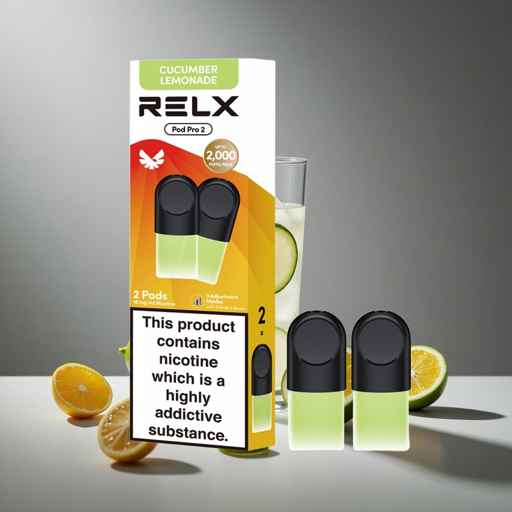 RELX Pod Pro 2 600 Puffs משקה-מלפפון לימונזה Israel vapes