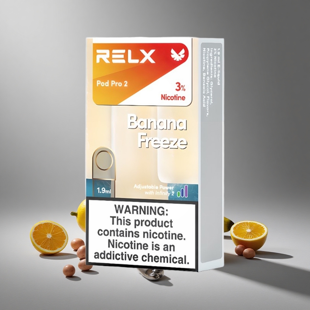 RELX Pod Pro 2 600 Puffs בננה קפואה Israel vapes